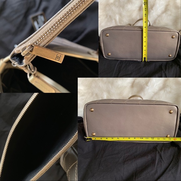 CHANEL tote Large Gold tote w dustbag, auth. card - Picture 3 of 8